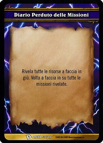 ARENA 053/114 Diario Perduto delle Missioni comune -NEAR MINT-