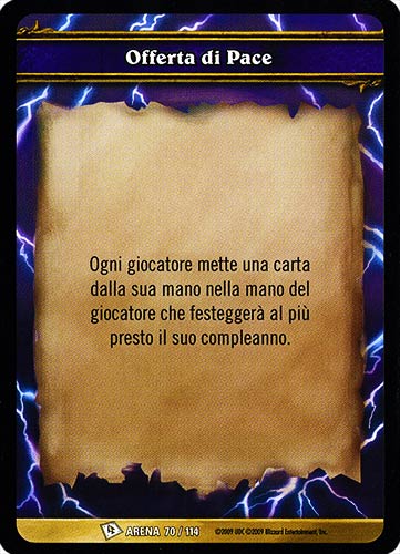 ARENA 070/114 Offerta di Pace comune -NEAR MINT-