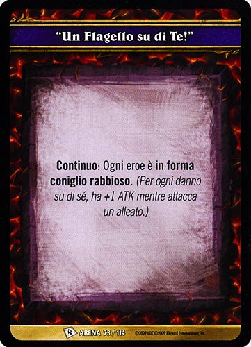 ARENA 073/114 "Un Flagello su di Te!" comune -NEAR MINT-