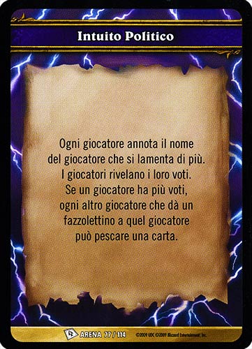 ARENA 077/114 Intuito Politico comune -NEAR MINT-