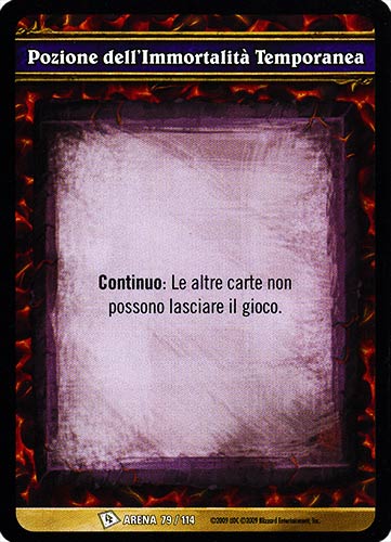 ARENA 079/114 Pozione dell'Immortalita' Temporanea comune -NEAR MINT-
