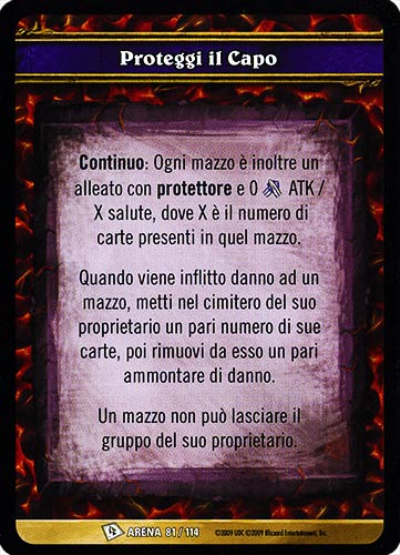 ARENA 081/114 Proteggi il Capo comune -NEAR MINT-