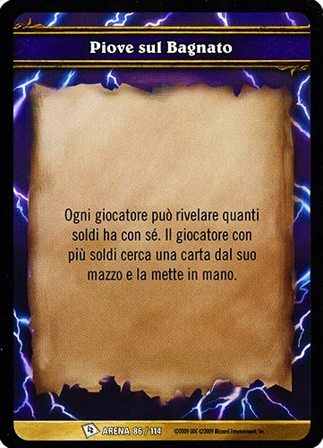 ARENA 086/114 Piove sul Bagnato comune -NEAR MINT-