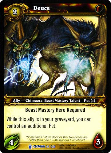 ICECROWN 034 / 220 Deuce rara -NEAR MINT-