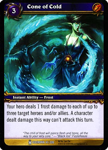 ICECROWN 041 / 220 Cone of Cold comune -NEAR MINT-