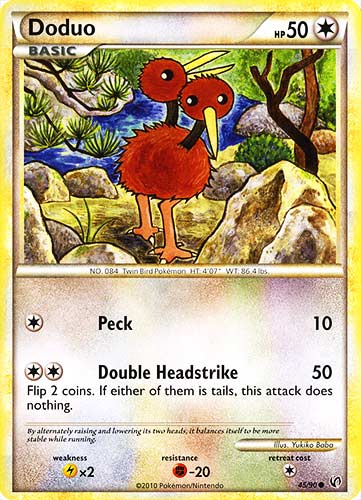 45 / 90 Doduo comune (EN) -NEAR MINT-