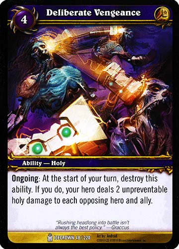 ICECROWN 048 / 220 Deliberate Vengeance comune -NEAR MINT-