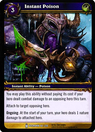 ICECROWN 064 / 220 Instant Poison comune -NEAR MINT-