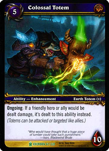 ICECROWN 067 / 220 Colossal Totem non comune -NEAR MINT-