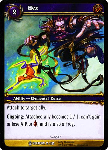 ICECROWN 070 / 220 Hex comune -NEAR MINT-