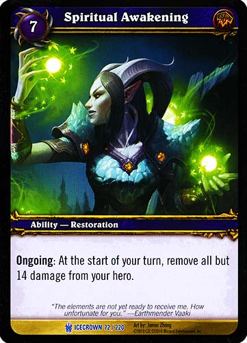 ICECROWN 072 / 220 Spiritual Awakening rara -NEAR MINT-