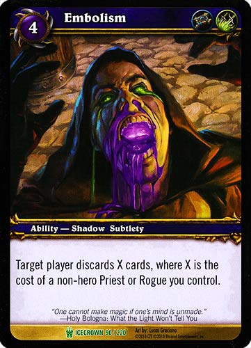ICECROWN 090 / 220 Embolism non comune -NEAR MINT-