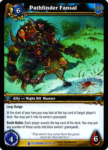 ICECROWN 112 / 220 Pathfinder Fansal rara -NEAR MINT-