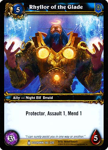 ICECROWN 114 / 220 Rhyllor of the Glade comune -NEAR MINT-