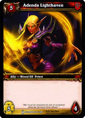 ICECROWN 123 / 220 Adenda Lighthaven comune -NEAR MINT-