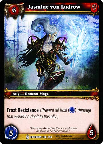 ICECROWN 134 / 220 Jasmine von Ludrow comune -NEAR MINT-