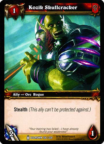 ICECROWN 136 / 220 Kozik Skullcracker comune -NEAR MINT-