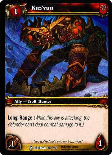 ICECROWN 137 / 220 Kuz'vun comune -NEAR MINT-