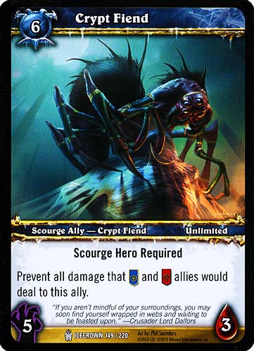 ICECROWN 149 / 220 Crypt Fiend comune -NEAR MINT-