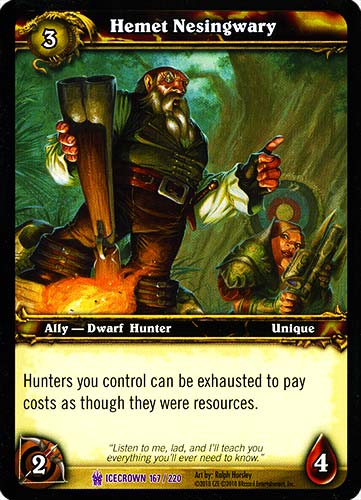 ICECROWN 167 / 220 Hemet Nesingwary epica -NEAR MINT-
