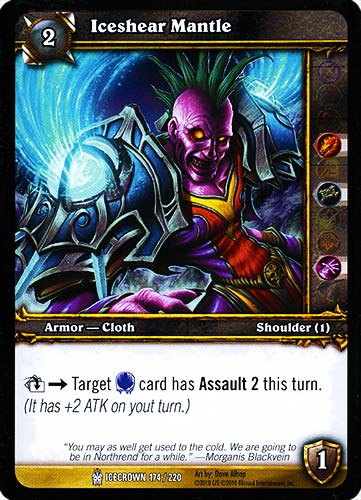 ICECROWN 174 / 220 Iceshear Mantle comune -NEAR MINT-