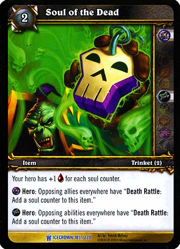 ICECROWN 185 / 220 Soul of the Dead rara -NEAR MINT-