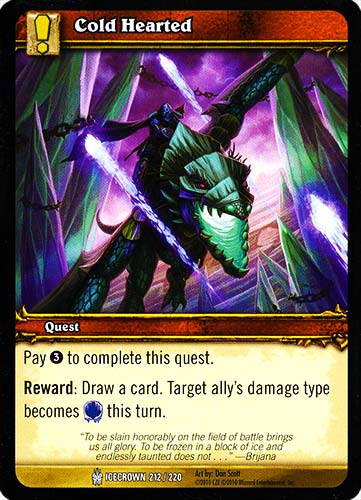 ICECROWN 212 / 220 Cold Hearted comune -NEAR MINT-