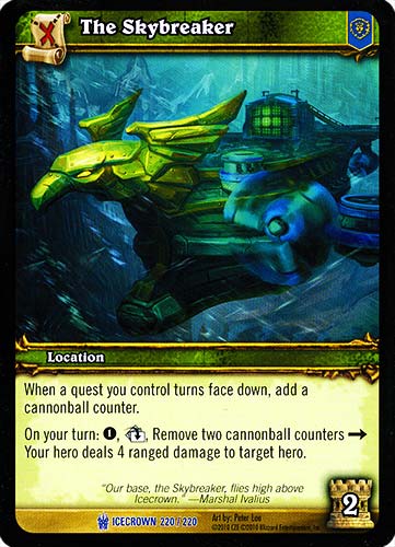 ICECROWN 220 / 220 The Skybreaker rara -NEAR MINT-