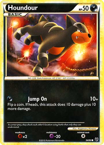 54 / 90 Houndour comune (EN) -NEAR MINT-