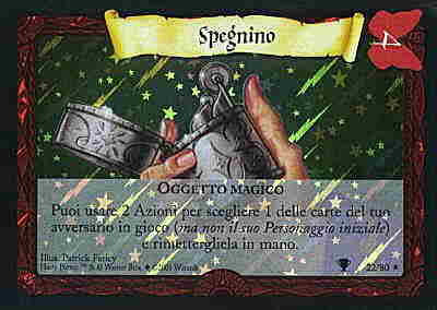 22/80 Spegnino rara foil (IT)