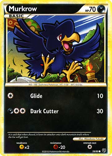 59 / 90 Murkrow comune (EN) -NEAR MINT-