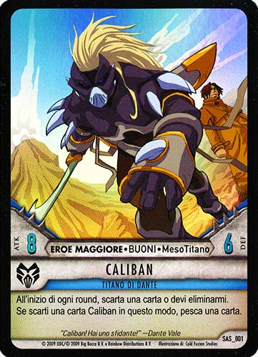 SAS_001 Caliban super rara foil -NEAR MINT-