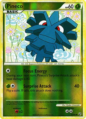 63 / 90 Pineco comune foil reverse (EN) -NEAR MINT-