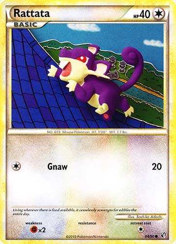 64 / 90 Rattata comune (EN) -NEAR MINT-