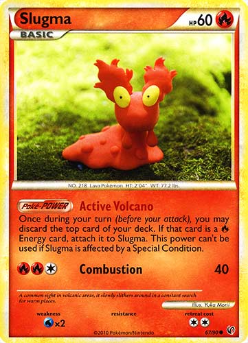 67 / 90 Slugma comune (EN) -NEAR MINT-
