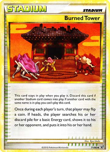 71 / 90 Burned Tower non comune (EN) -NEAR MINT-