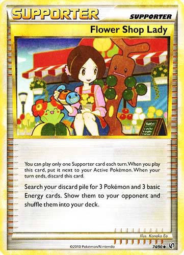 74 / 90 Flower Shop Lady non comune (EN) -NEAR MINT-