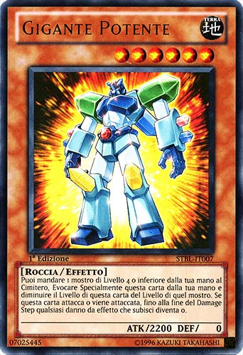 STBL-IT007 Gigante Potente ultra rara 1a Edizione (IT) -NEAR MINT-