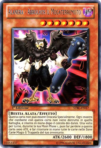 STBL-IT017 Alanera - Abrolhos il Megaterremoto rara 1a Edizione (IT)  -PLAYED-
