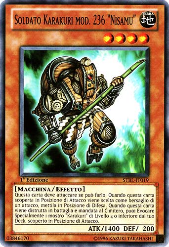STBL-IT019 Soldato Karakuri mod. 236 "Nisamu" comune 1a Edizione (IT) -NEAR MINT-