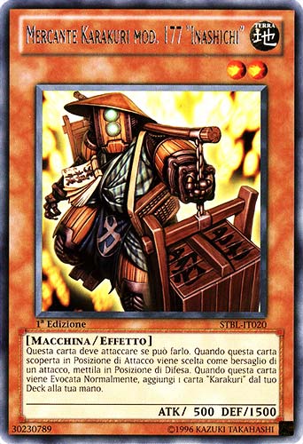 STBL-IT020 Mercante Karakuri mod. 177 "Inashichi" rara 1a Edizione (IT) -NEAR MINT-