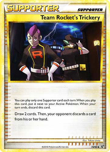 78 / 90 Team Rocket's Trickery non comune (EN) -NEAR MINT-