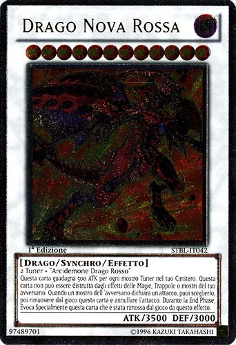STBL-IT042 Drago Nova Rossa rara ultimate 1a Edizione (IT) -NEAR MINT-