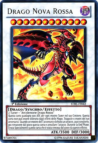 STBL-IT042 Drago Nova Rossa ultra rara 1a Edizione (IT) -NEAR MINT-