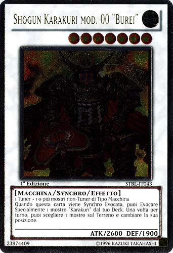 STBL-IT043 Shogun Karakuri mod. 00 "Burei" rara ultimate 1a Edizione (IT) -NEAR MINT-
