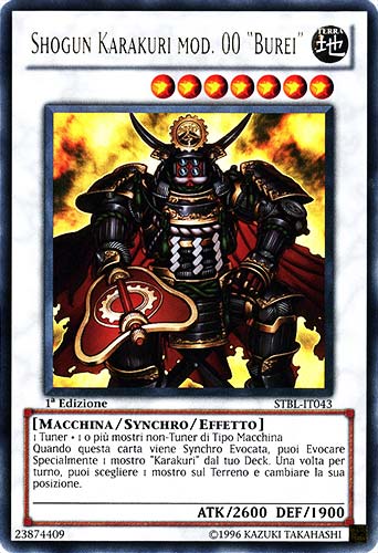 STBL-IT043 Shogun Karakuri mod. 00 "Burei" ultra rara 1a Edizione (IT) -NEAR MINT-