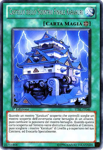 STBL-IT046 Castello dello Scontro Finale Karakuri rara 1a Edizione (IT) -NEAR MINT-