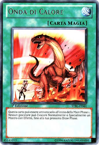 STBL-IT061 Onda di Calore rara 1a Edizione (IT) -NEAR MINT-