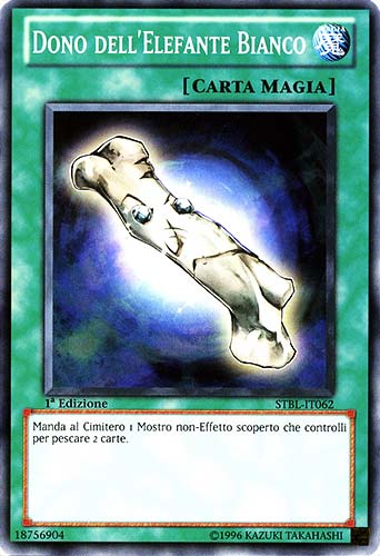 STBL-IT062 Dono dell'Elefante Bianco comune 1a Edizione (IT) -NEAR MINT-