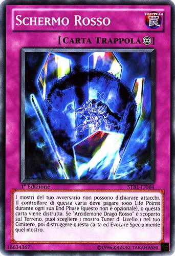 STBL-IT064 Schermo Rosso comune 1a Edizione (IT) -NEAR MINT-